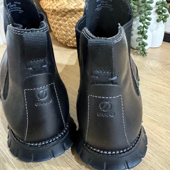 Cole Haan Men's Black Chelsea Boots - Picture 5 of 10